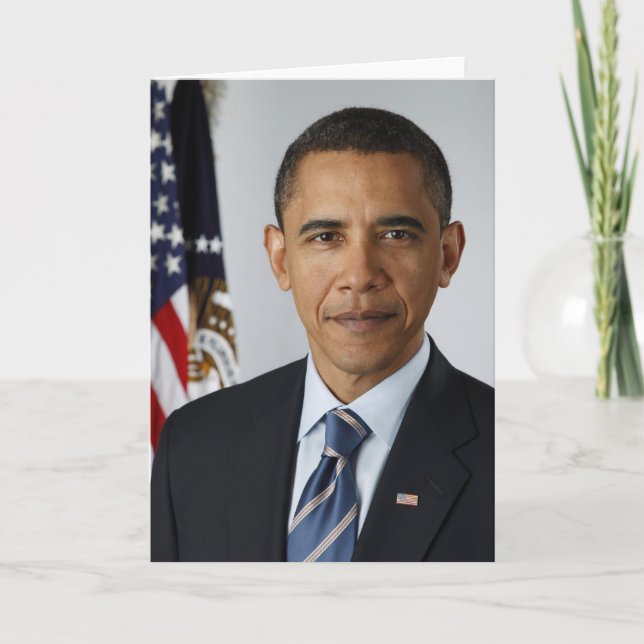 Tarjeta Barack Obama (Anverso)