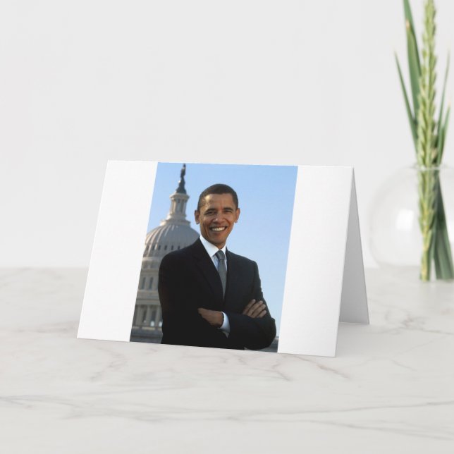 Tarjeta Barack Obama (Anverso)