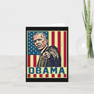 Tarjeta Barack Obama 44º Presidente De Ee.Uu. Vintage El A