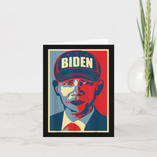 Tarjeta Barack Obama Joe Biden Gorra Elecciones 2020 Estad