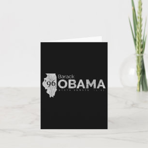 Tarjeta Barack Obama para el distrito 13 del Senado de Ill