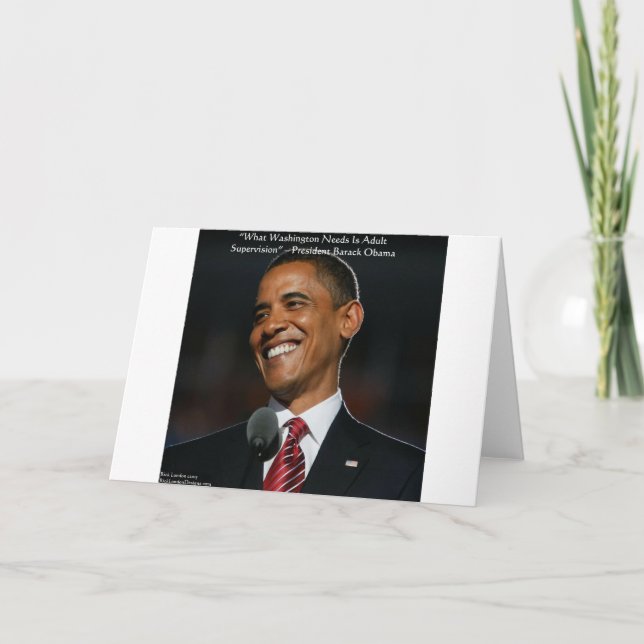 Tarjeta Barack Obama y las cartas y regalos de las citas d (Anverso)