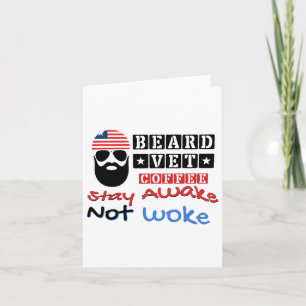 Tarjeta Barba Vet Café Feliz 4 De Julio Día De La Independ