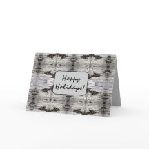 Bárbara de birch negro y blanco