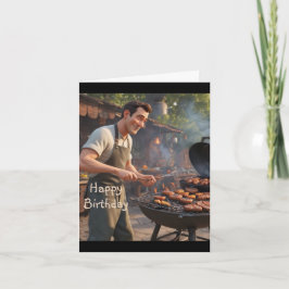 Tarjeta Barbecue Man