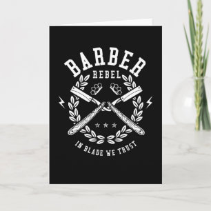 Tarjeta Barber Rebel