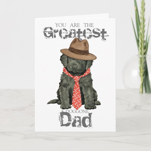 Tarjeta Barbet Dad Card (Anverso)
