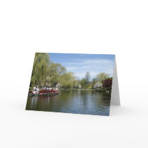 Barco cisne en agua, MAMÁES de Boston