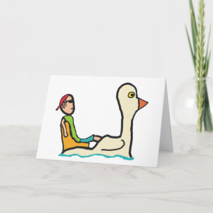 Tarjeta Barco de remo para turistas a pedales