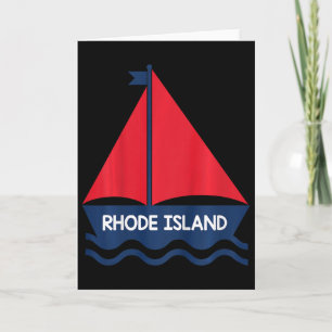 Tarjeta Barco de vela de Rhode Island niños niñas bebé 