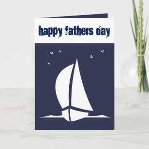 Tarjeta Barco de vela del Día del Padre
