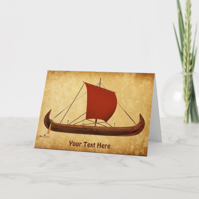 Tarjeta Barco de Viaje de Navegación Roja II (Anverso)