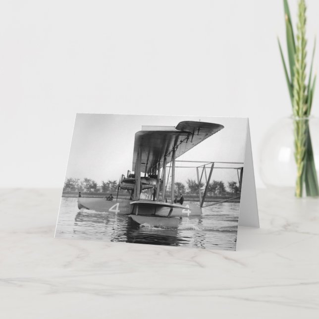 Tarjeta Barco de vuelo de Curtiss NC-4 de la marina de (Anverso)