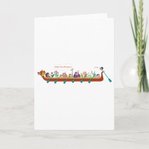 Tarjeta Barco del dragón - dragones del fuego