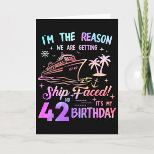 Tarjeta Barco enfrentó crucero de cumpleaños número 42 42