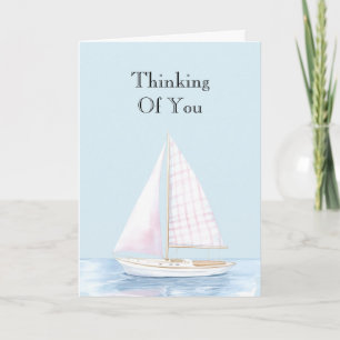 Tarjeta Barco Oceánico Pensando en Ti