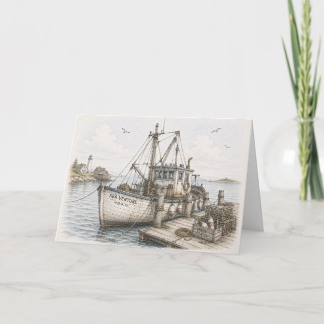 Tarjeta Barco Pesquero (Anverso)