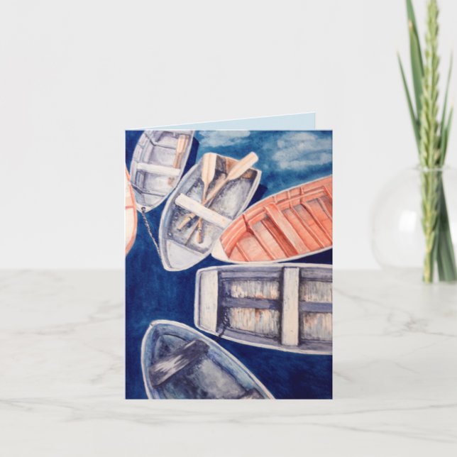 Tarjeta Barcos de fila (Anverso)