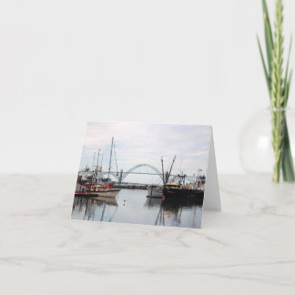 Tarjeta Barcos de Oregón