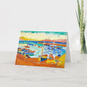 Tarjeta Barcos en Collioure   Andre Derain  