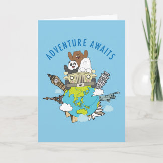 Tarjeta Bare Bears - Aventura