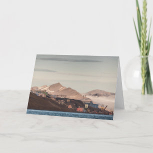 Tarjeta Barentsburg Spitsbergen Svalbard