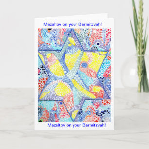 Tarjeta Barmitzvah