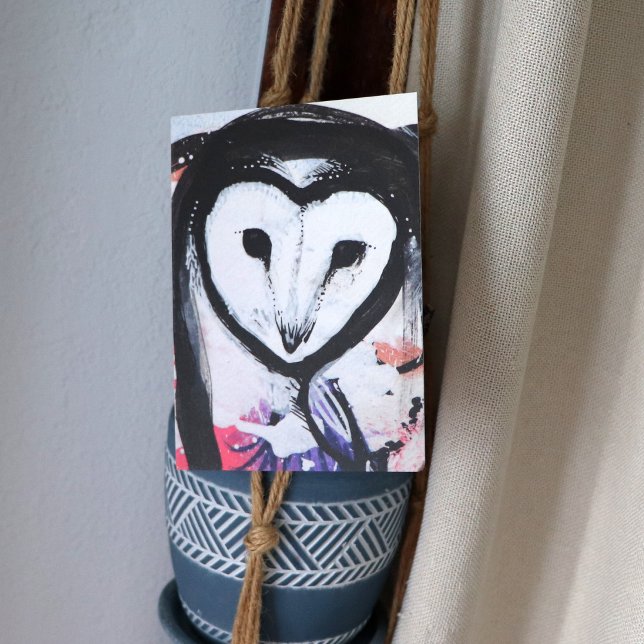 Tarjeta Barn Owl Art (Subido por el creador)