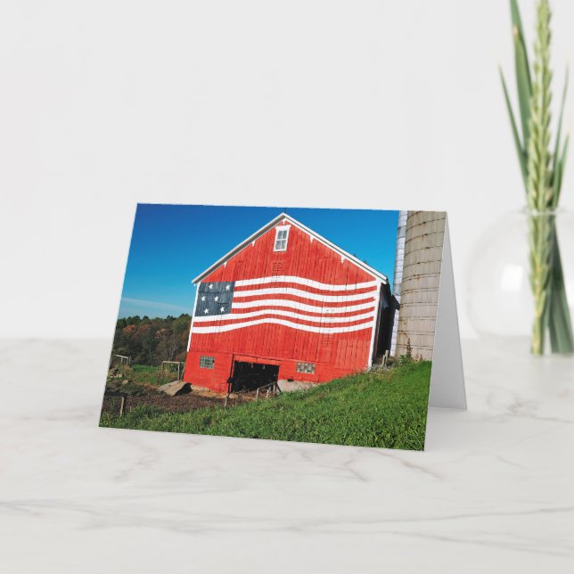 Tarjeta Barn Patriótico (Anverso)