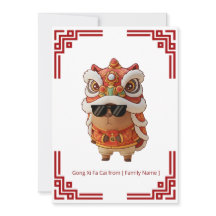 Barongsai Capybara Año Nuevo Chino