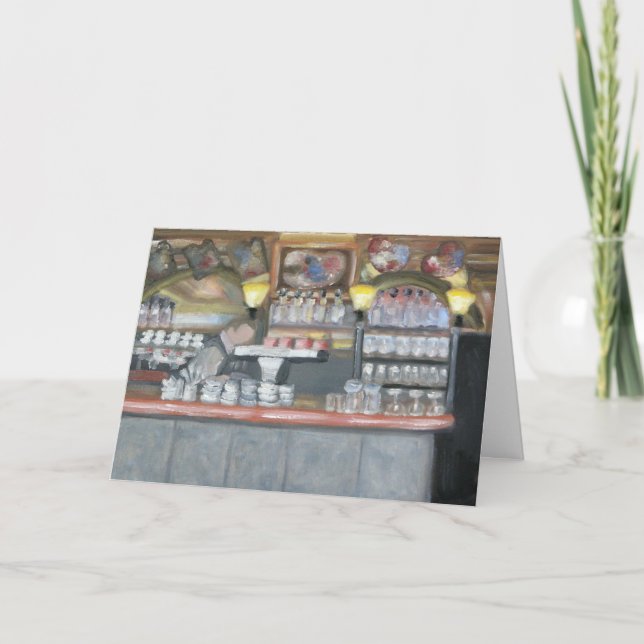 Tarjeta Barra/café de la paleta del La (Anverso)