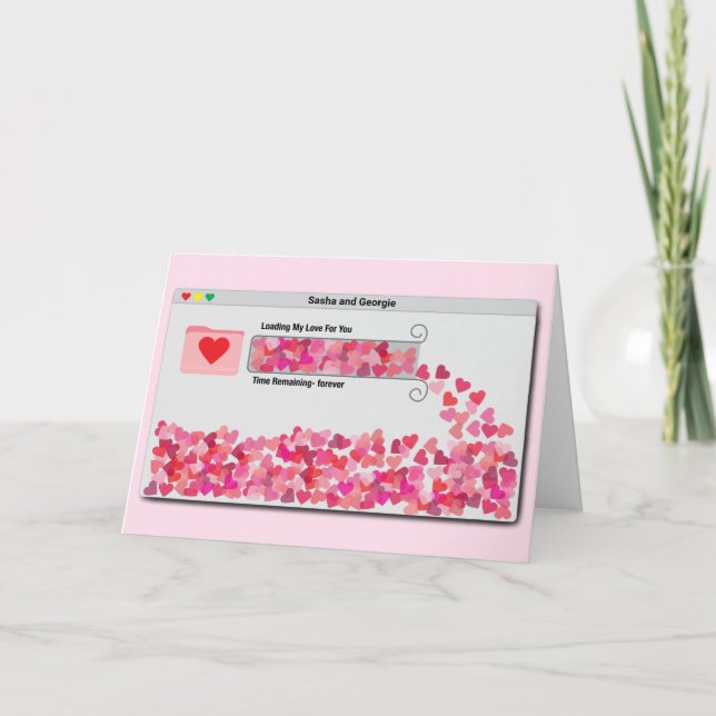 Tarjeta Barra de Progreso de Ventana de Computadora Divert (Anverso)