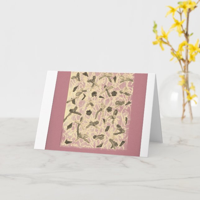 Tarjeta Barras flotantes embellecidas (flor amarilla)