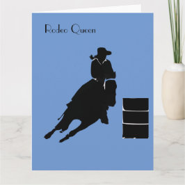 Tarjeta Barrel Racer