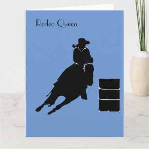 Tarjeta Barrel Racer