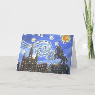 Tarjeta Barrio Francés Starry Night
