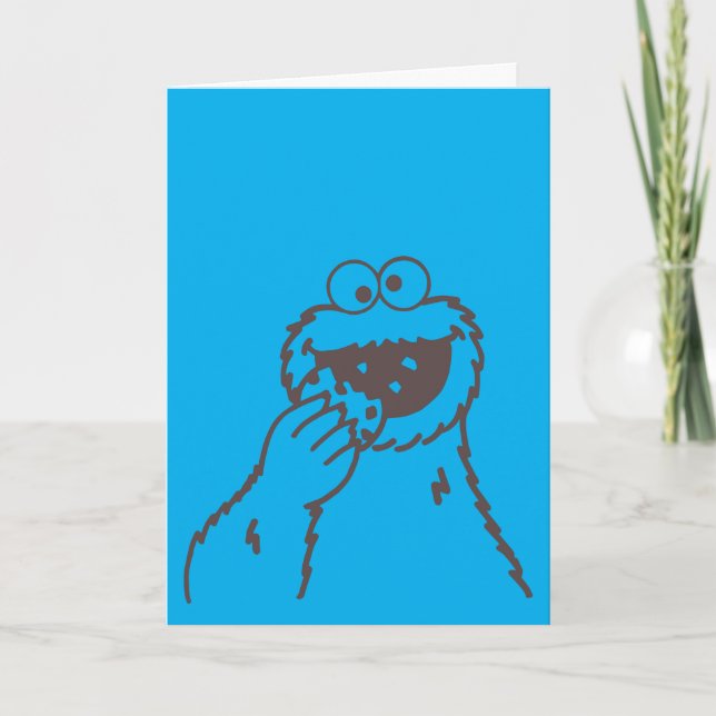 Tarjeta Barrio Sésamo | Cookie Monster Bright (Anverso)