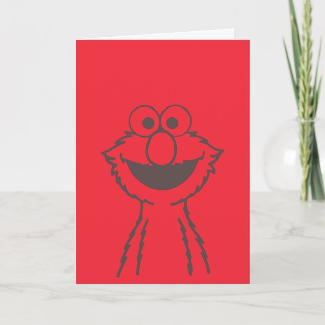 Tarjeta Barrio Sésamo | Elmo Bright (Anverso)