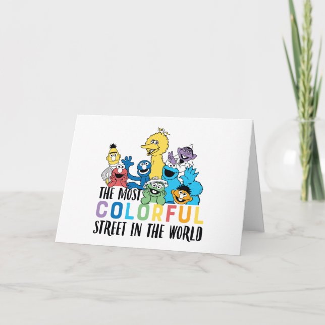 Tarjeta Barrio Sésamo | La Calle Más Colorida (Anverso)