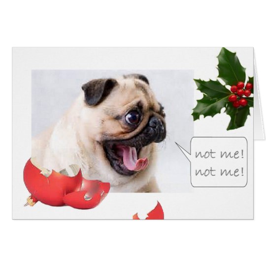 Tarjeta Barro amasado travieso del navidad