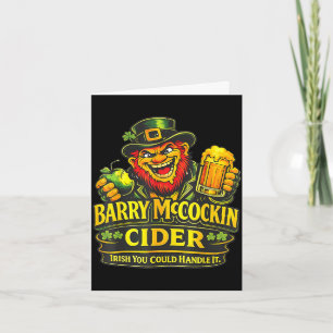 Tarjeta Barry mccockiner mcconconner pub irlandés santo di