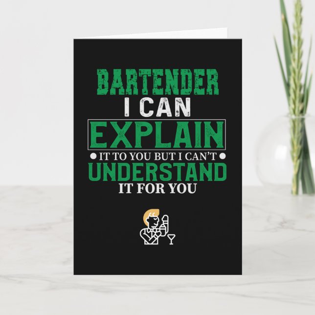 Tarjeta Bartender (Anverso)