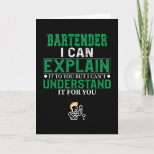 Tarjeta Bartender