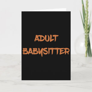 Tarjeta Bartender Mixólogo Profesional - Niñera Adulta