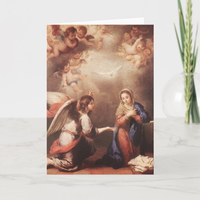Tarjeta Bartolome Murillo - el Anunciation (Anverso)