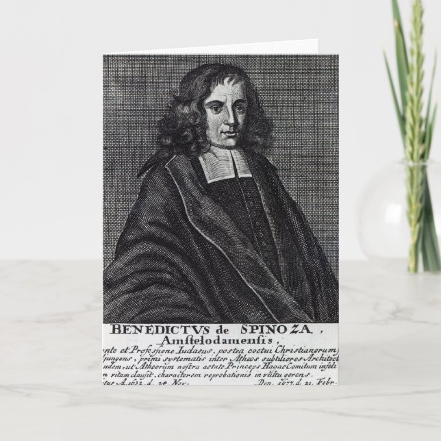 Tarjeta Baruch de Spinoza (Anverso)