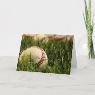Tarjeta Baseballs nostálgica
