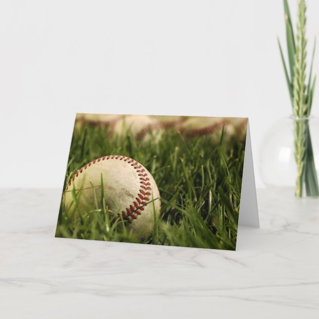 Tarjeta Baseballs nostálgica (Anverso)