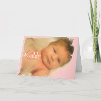 Tarjeta básica de Maddy...