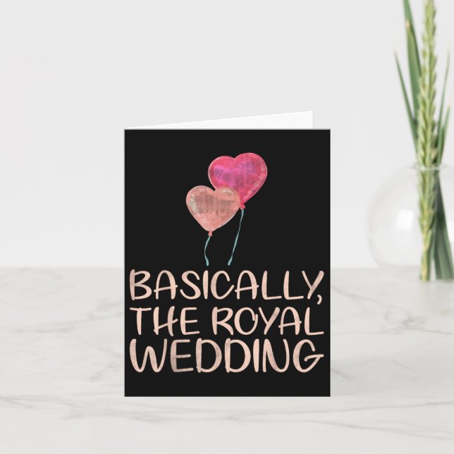 Tarjeta Básicamente, El Diseño Del Matrimonio Real Boda Pa (Anverso)